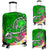 Hawaii Luggage Covers - Turtle Plumeria Polynesian Tattoo Green Color - Polynesian Pride