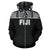Fiji Polynesian Zip up Hoodie Black - Polynesian Pride
