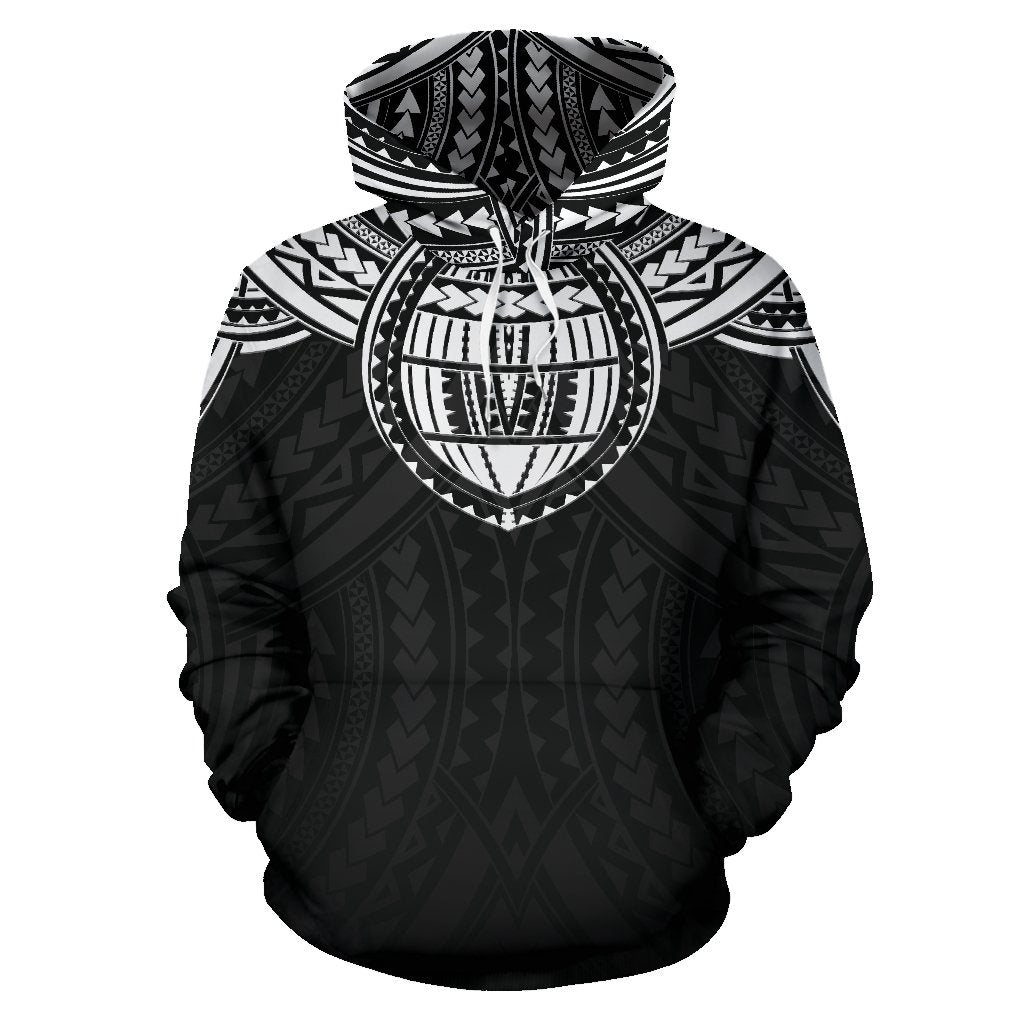 Cook Islands Coat of Arms and Poly All Over Hoodie - Polynesian Pride