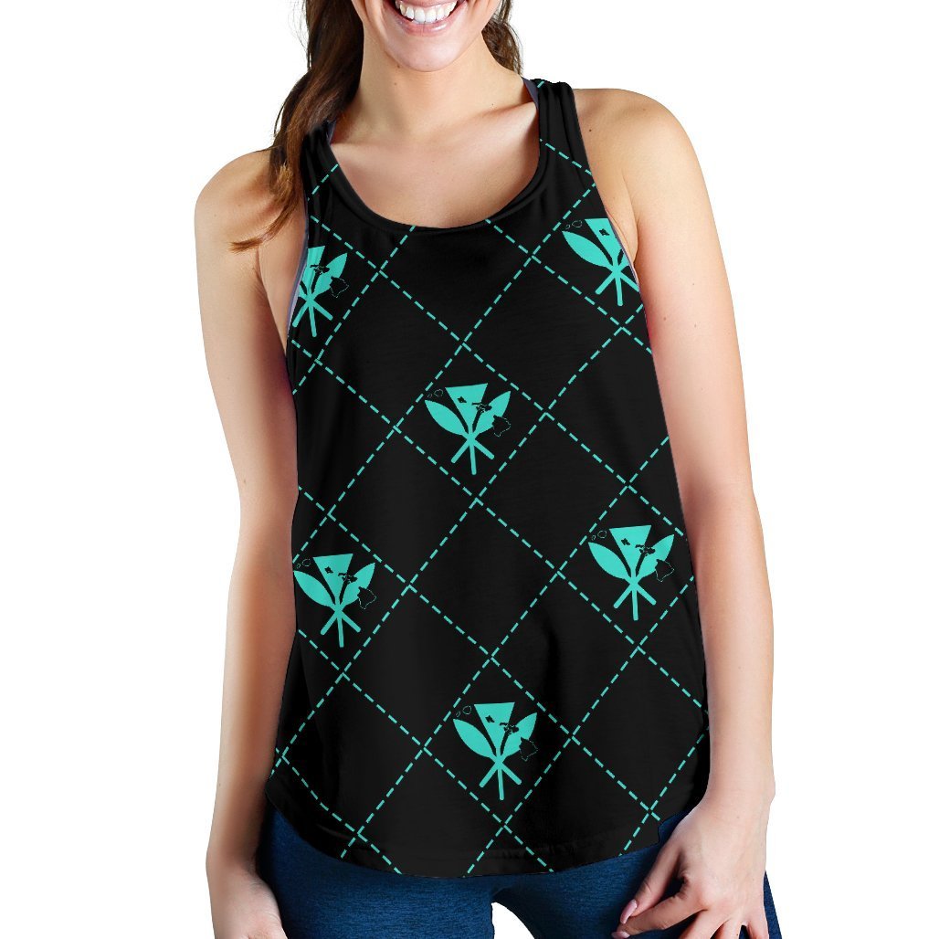 Kanaka Maoli Women's Racerback Tank Regal AH - Polynesian Pride