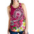 Samoa Women's Racerback Tank - Turtle Plumeria (Pink) - Polynesian Pride