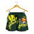 Polynesian Hawaii Women Shorts - Ti Leaf Lei Turtle - Polynesian Pride