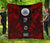 Federated States Of Micronesia Premium Quilt - Federated States Of Micronesia Seal Polynesian Red Tattoo Red - Polynesian Pride
