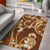 Polynesian Area Rug - Flourish Style With Tribal Fabric - Polynesian Pride