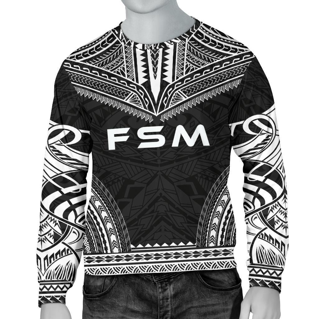 Federated States Of Micronesia Sweater - Polynesian Chief Black Version Unisex Black - Polynesian Pride