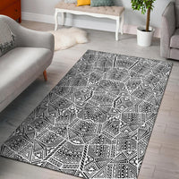 Polynesian Black Area Rug - Polynesian Pride