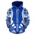 Pohnpei All Over Custom Hoodie Blue Tattoo Style - Polynesian Pride