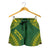 Society Islands Women's Shorts - Polynesian Chief Flag Version Women White - Polynesian Pride