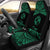 Tonga Polynesian Car Seat Covers - Pride Green Version Universal Fit Green - Polynesian Pride