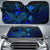Polynesian Hawaii Auto Sun Shades Turtle Hibiscus Blue Auto Sun Shade Universal Fit Blue - Polynesian Pride