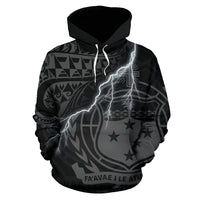 Samoa Polynesian Hoodie Lighting Thunder - Polynesian Pride