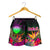 Northern Mariana Islands Polynesian Women's Shorts - Summer Hibiscus - Polynesian Pride