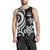 Vanuatu Men's Tank Top - White Tentacle Turtle - Polynesian Pride