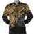 American Samoa Polynesian Bomber Jacket (Men) - Gold Turtle Gold - Polynesian Pride