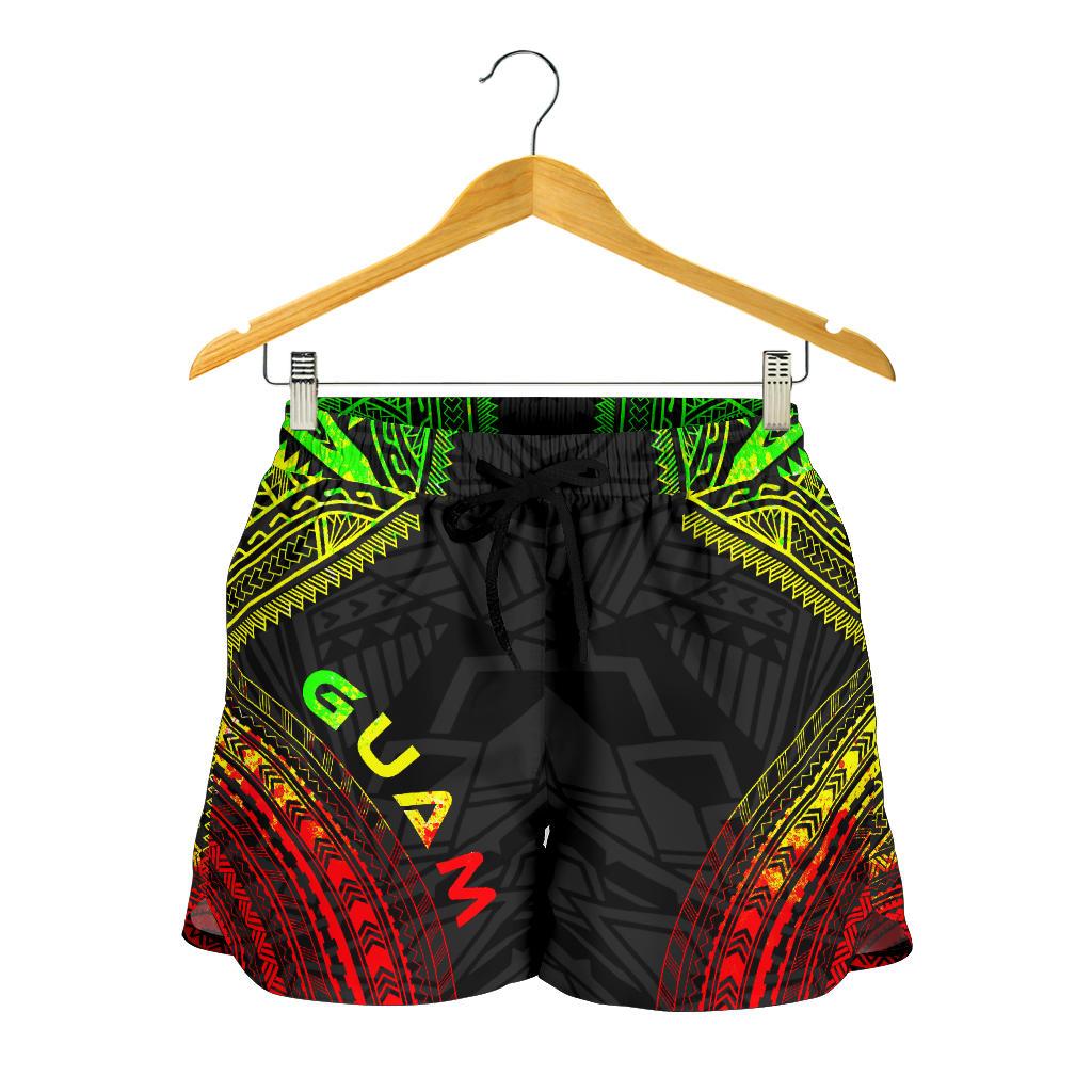 Guam Women's Shorts - Polynesian Chief Reggae Version Women Reggae - Polynesian Pride