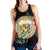 Hawaii Seal Hibiscus Women's Racerback Tank A25 Black - Polynesian Pride