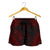 Society Islands Women's Shorts - Polynesian Chief Red Version Women Red - Polynesian Pride