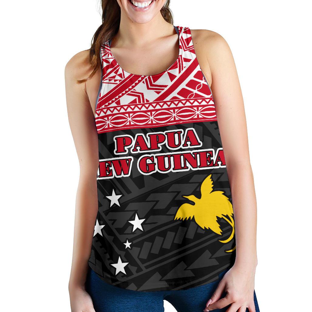 Papua New Guinea Women's Racerback Tank - Polynesian Design - Polynesian Pride
