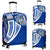 Guam Polynesian Luggage Covers - Tribal Tattoo Blue - Polynesian Pride