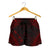 Niue Women's Shorts - Polynesian Chief Red Version Women Red - Polynesian Pride