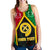 Polynesian Vanuatu Custom Personalised Women's Racerback Tank - Vanuatu Flag and Coat Of Arms - Polynesian Pride