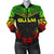 Guam Polynesian Chief Women'S Bomber Jacket - Reggae Version Reggae - Polynesian Pride