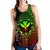 Hawaii Custom Personalised Women's Racerback Tank - Kanaka Maoli Rocket Style (Reggae) - Polynesian Pride