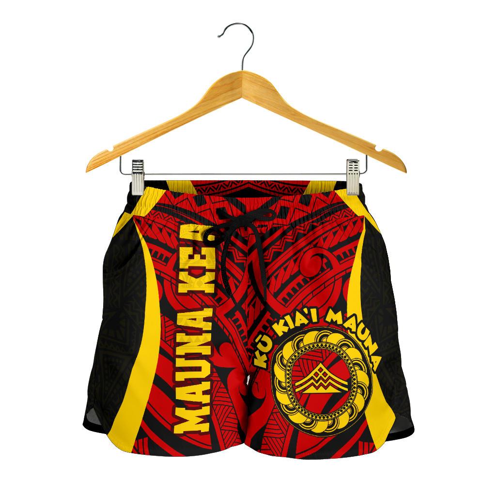 Hawaii Women Shorts - Protect Mauna Kea - Polynesian Pride