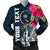 Chuuk Custom Personalised Men's Bomber Jacket - Summer Vibes Blue - Polynesian Pride