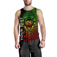 Hawaii Custom Personalised Men's Tank Top - Hawaii Seal Rocket Style (Reggae) - Polynesian Pride