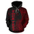 Fiji Polynesian Custom Hoodie Coconut Red - Polynesian Pride