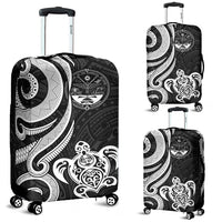 Marshall Islands Luggage Covers - Tentacle Turtle White White - Polynesian Pride
