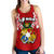 Tonga Rugby Women's Racerback Tank Royal Style Red - Polynesian Pride