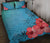 Hawaii Quilt Bed Set - Hibiscus Flower Red Quilt Bed Set - Polynesian Pride