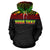 Cook Islands Polynesian Custom Hoodie Horizontal Reggae - Polynesian Pride