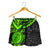 Cook Islands Polynesian Women's Shorts - Green Turtle - Polynesian Pride