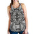 Polynesian Tribal Women's Racerback Tank White And Black - Polynesian Pride