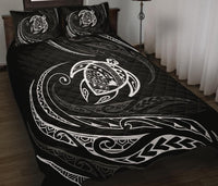 Hawaii Turtle Quilt Bed Set - White - Frida Style - Polynesian Pride