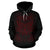 Polynesian ll Over Custom Hoodie Red Turtle Tribal Pattern - Polynesian Pride