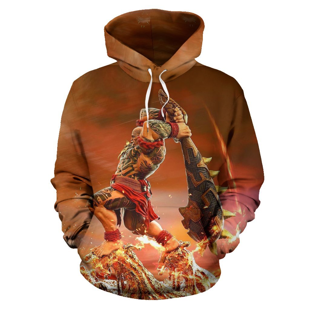 Tumatauenga The Maori God of War New Zealand Hoodie Unisex Art - Polynesian Pride