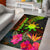 The Philippines Polynesian Area Rug - Hibiscus and Banana Leaves Reggae - Polynesian Pride