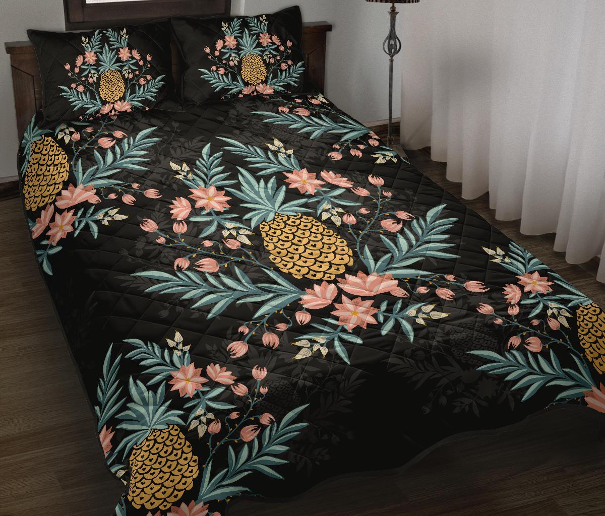 Pineapple Quilt Bed Set - Polynesian Pride