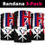 Hawaiian Bandana Kanaka Flag Bandana 3-Pack - Polynesian Pride