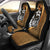 Tonga Polynesian Car Seat Covers Gold - Turtle With Hook Universal Fit Gold - Polynesian Pride