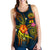 American Samoa Polynesian Women's Racerback Tank - Legend of American Samoa (Blue) - Polynesian Pride