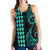 Eve&Eve - Hawaii Kakau Polynesian Women's Racerback Tank - Turquoise - Polynesian Pride