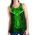 New Zealand Maori Rugby Women Racerback Tank Pride Version - Green Green - Polynesian Pride