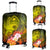 Guam Luggage Covers - Humpback Whale with Tropical Flowers (Yellow) - Polynesian Pride