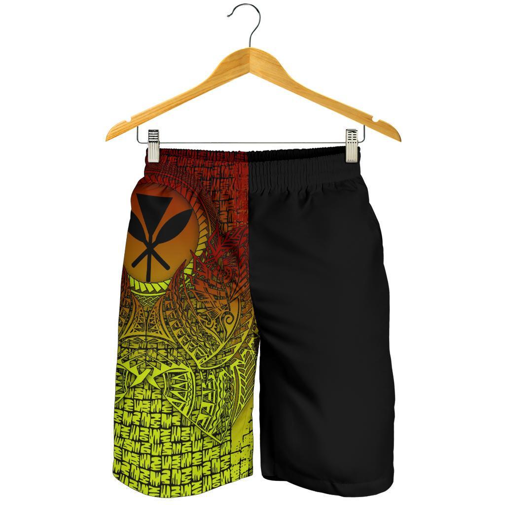 Hawaii All Over Print Men's Shorts - Polynesian Circle Pattern - Polynesian Pride