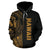 Polynesian Hawaii Hoodie Yellow Line - Polynesian Pride
